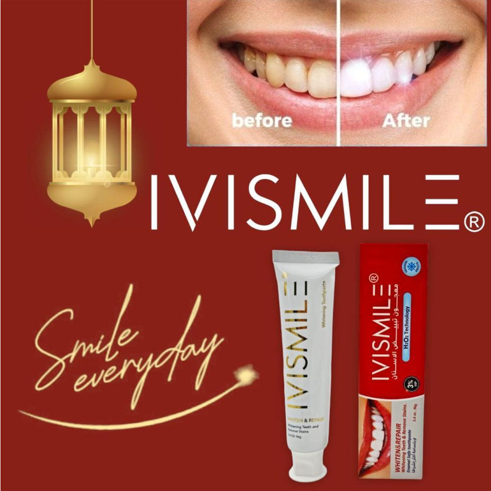 معجون تبييض الأسنان 96 جم من ايفي سمايل |  صيدلية.كوم.