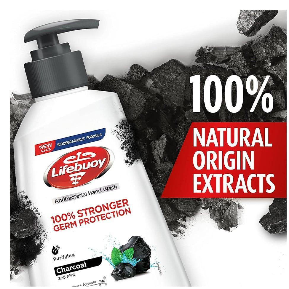 غسول اليدين لايف بوي بالفحم والنعناع 450 مل | صيدلية.كوم.