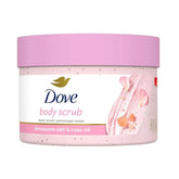 Dove Body Scrub with Himalayan Salt and Rose Oil Extract 298 g