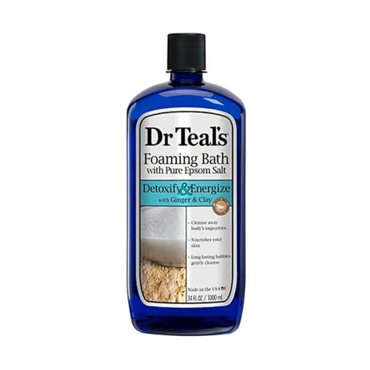 Dr Teal's Clay Foaming Bath Detox and Revitalize 1000 ml