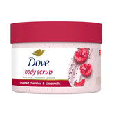 Dove Exfoliating Cherry & Shea Milk Body Polish - 298 gm