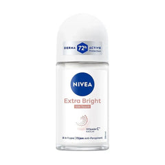 NIVEA Extra Bright Silk Touch Roll-On Deodorant 50 ml