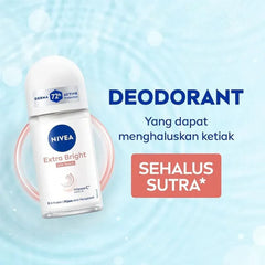 NIVEA Extra Bright Silk Touch Roll-On Deodorant 50 ml