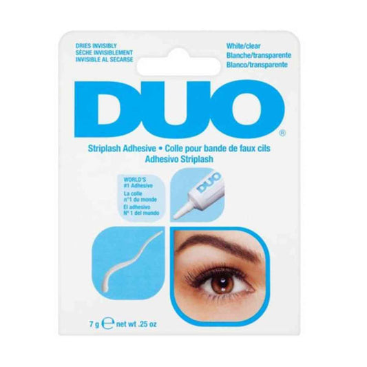 ديو صمغ الرموش الأبيض الشفاف