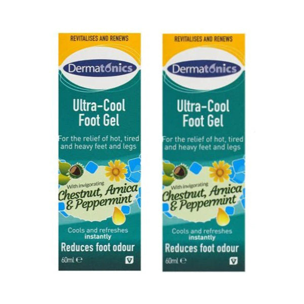 ديرما تونيكس جل القدم ألترا كول 60مل 1+1.
