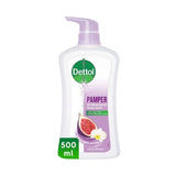ديتول غسول الجسم السائل بامبر المضاد للبكتيريا بالتين والزهور 500مل.