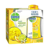 ديتول جل استحمام منعش مع ليفة