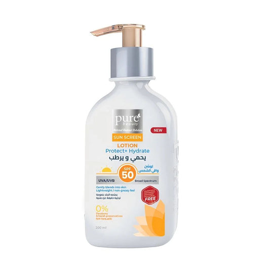 Pure beauty Lotion Sunscreen With SPF 50 Size 200 ml