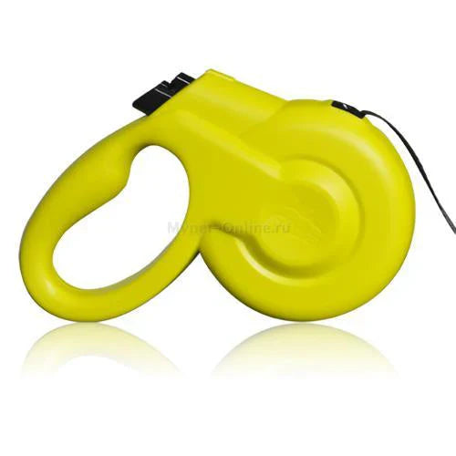 مشد أوتوماتيكي للتنزه قطط و كلاب أصفر L | صيدلية.كوم.