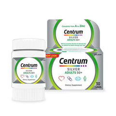 سنتروم الفضي مكمل غذائي متعدد الفيتامينات للبالغين 30 حبة | صيدلية.كوم.