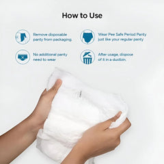 Pee Safe Gloves for Single Use Medium to Large Size 4 Pieces