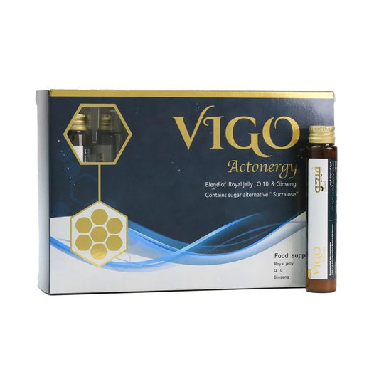 Vigo Actonergy A Mixture Of Royal Jelly Q10 And Ginseng 14 Bottles