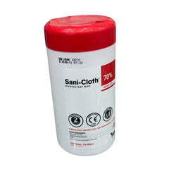 BDI Sani - Cloty Disinfecting Wipes containing 70% Isopropyl Alcohol - 125 Wipes