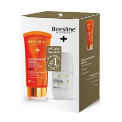 Beezline Ultra Screen Invisible Sunscreen Cream 60 Ml + Fragrance-Free Roll-On Deodorant For Skin Lightening For 48 Hours 50 Ml