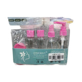 Set of empty travel and trip containers Lavmi Beauty