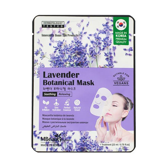 M بيوتي قناع وجه نباتي بالخزامى