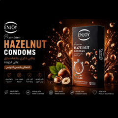 Enjoy Condoms Premium Delay Hazelnut 12 Pieces
