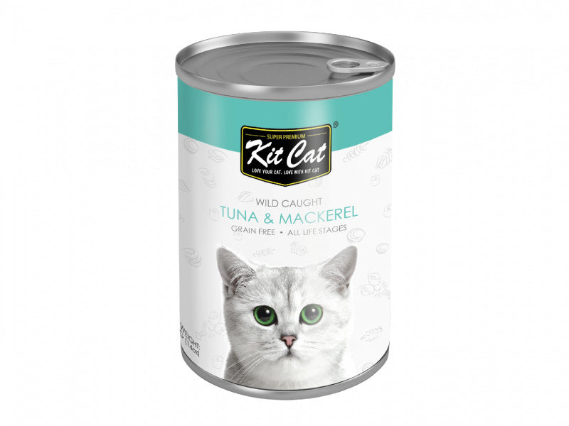 كت كات طعام رطب للقطط معلبات التونة و سمك الماكريل 400 جم |  صيدلية.كوم.