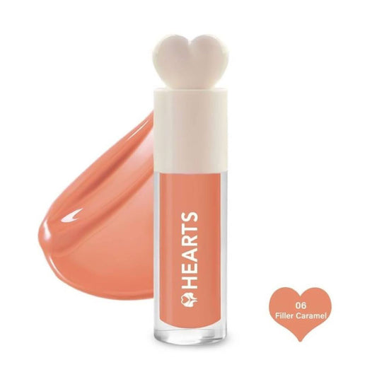 Hearts Gloss and Lip Plumper Caramel Filler 06