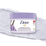 Dove Body Scrub With Lavender And Coconut Milk Scent 298 Gm