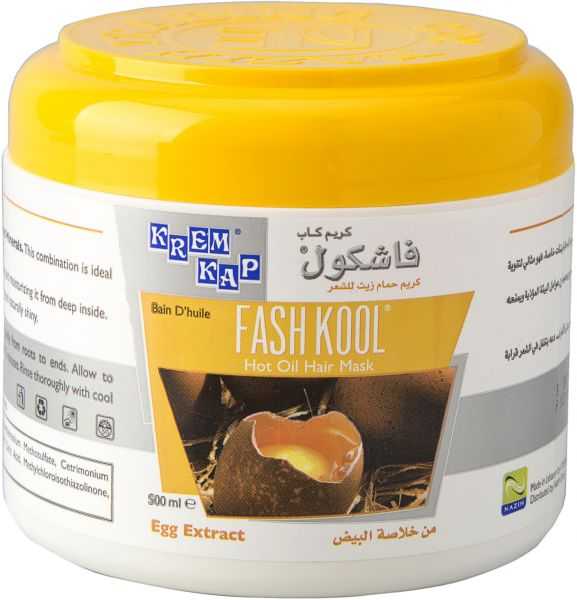 فاشكول ماسك كريم حمام الزيت بخلاصة البيض 500 مل - Sidalih.com || صيدلية.كوم