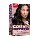 Koleston Hair Dye Kit Medium Brown 0% Ammonia Delux 4/0