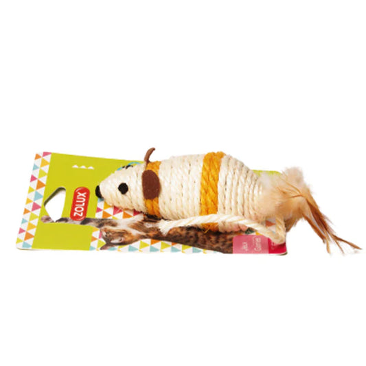 زولكس لعبة للقطط من الألياف البيضاءعلى شكل فأر |  صيدلية.كوم.