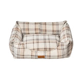 فيلاين قو سرير مستطيل مقلم للقطط والكلاب لون بيج | صيدلية.كوم.