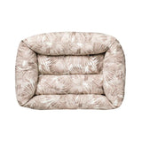 فيلاين قو ماكارون سرير أوراق الشجر مستطيل للقطط والكلاب لون بني | صيدلية.كوم.