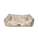 فيلاين قو ماكارون سرير أوراق الشجر مستطيل للقطط والكلاب لون بني | صيدلية.كوم.