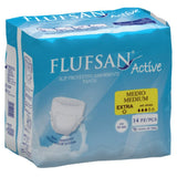 فلوفسان حفائض كلوت للكبار مقاس وسط - 14 حفاضة.