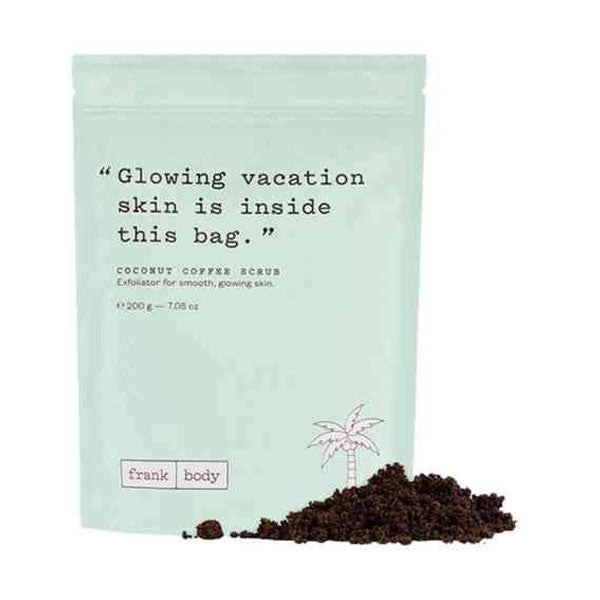 فرانك بودي مقشر القهوة بجوز الهند 200 جرام.