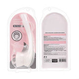 فرشاة يدوية لتنظيف وتقشير البشرة لون أبيض