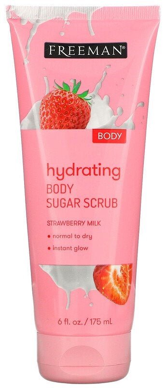 فريمان بيوتي مقشر السكر للجسم بالفراولة 175 مل.
