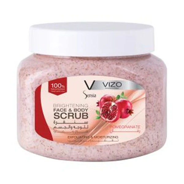 فيزو سنفرة للوجة والجسم بالرمان 500جرام.