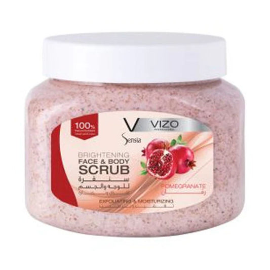 فيزو سنفرة للوجة والجسم بالرمان 500جرام.