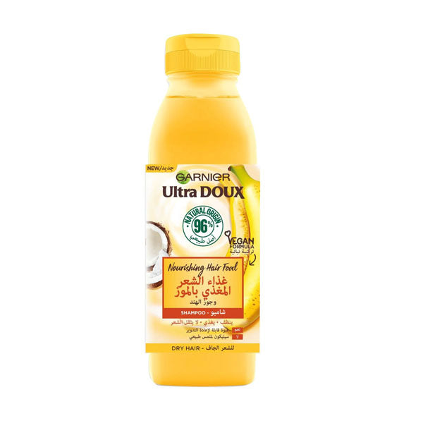 غارنيه الترا دو شامبو بالموز وجوز الهند للشعر الجاف