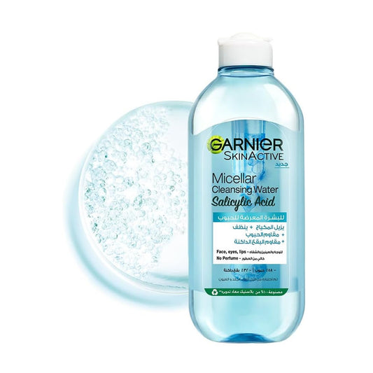 Garnier Cleansing Micellar Water Make-up Remover with Salicylic Acid for Acne-Prone Skin 400 ml