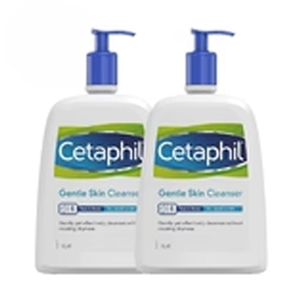 عرض غسول سيتافيل منظف لطيف للبشرة الحساسة و الجافه 1 لتر×2 | صيدلية.كوم.