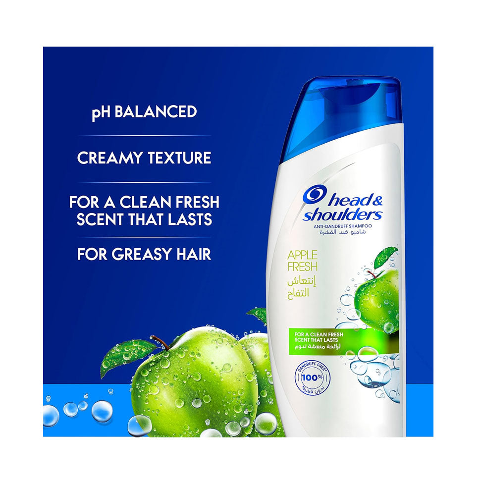 هيد اند شولدرز شامبو تفاح ضد القشرة