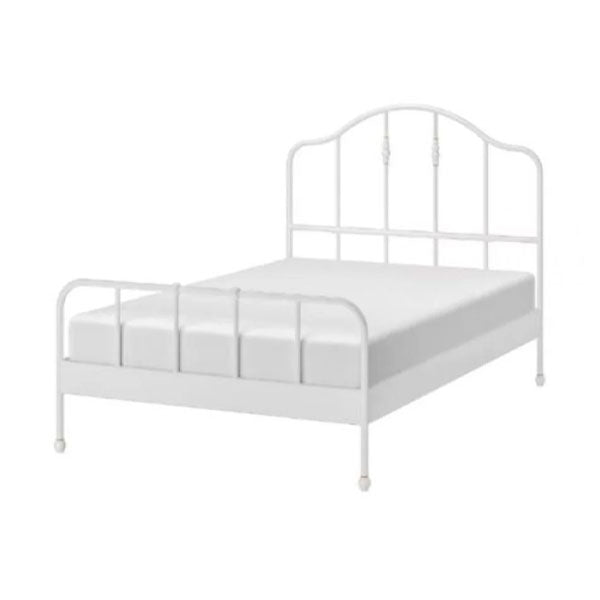 هيكل سرير أبيض 140 x 200 سم |  صيدلية.كوم.