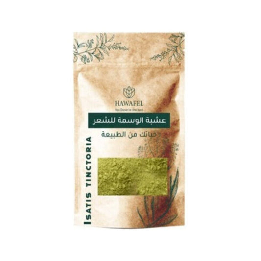 حوافل مسحوق عشبة الوسمة للشعر