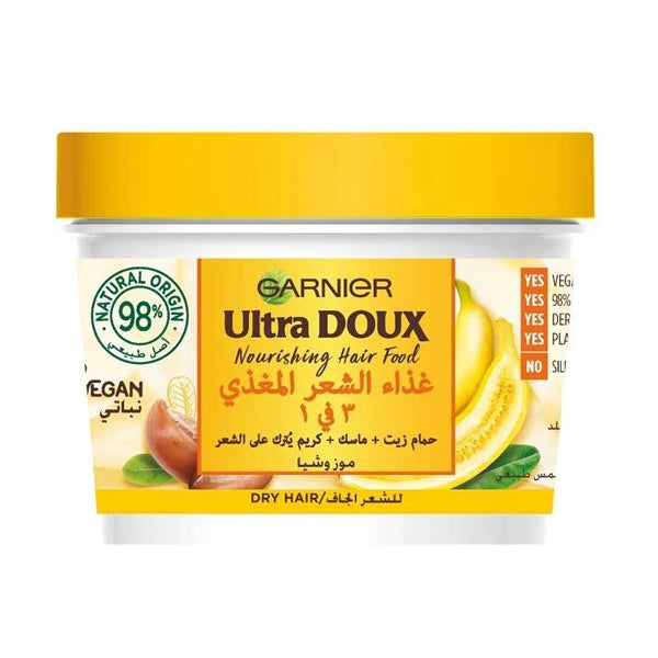 جارنييه الترا دوكس غذاء الشعر بالموز والشيا