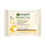 Garnier Micellar Water Cleansing Wipes, 25 Wipes