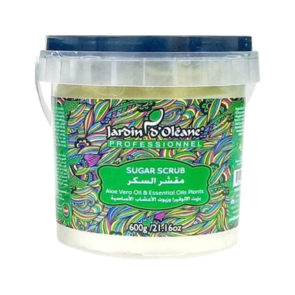 مقشر السكر بزيت الاوفيرا وزيوت الاعشاب الأساسية