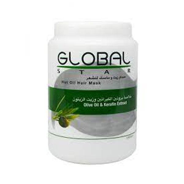 جلوبال ستار قناع حمام زيت خلاصة بروتين الكيراتين و زيت الزيتون