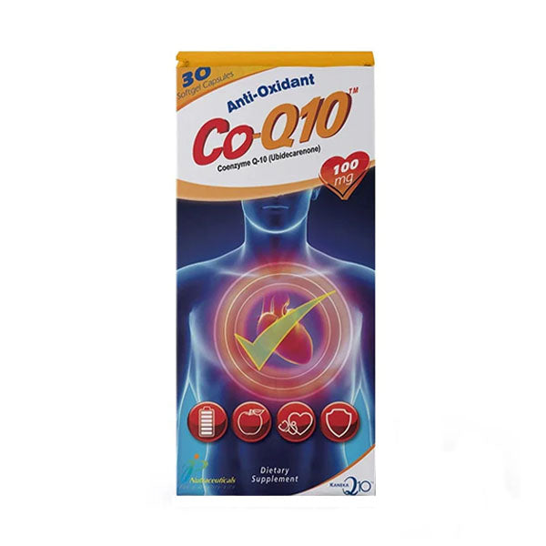 جمجوم فارما كو كيو 10 حجم 100 مجم 30 كبسولة.