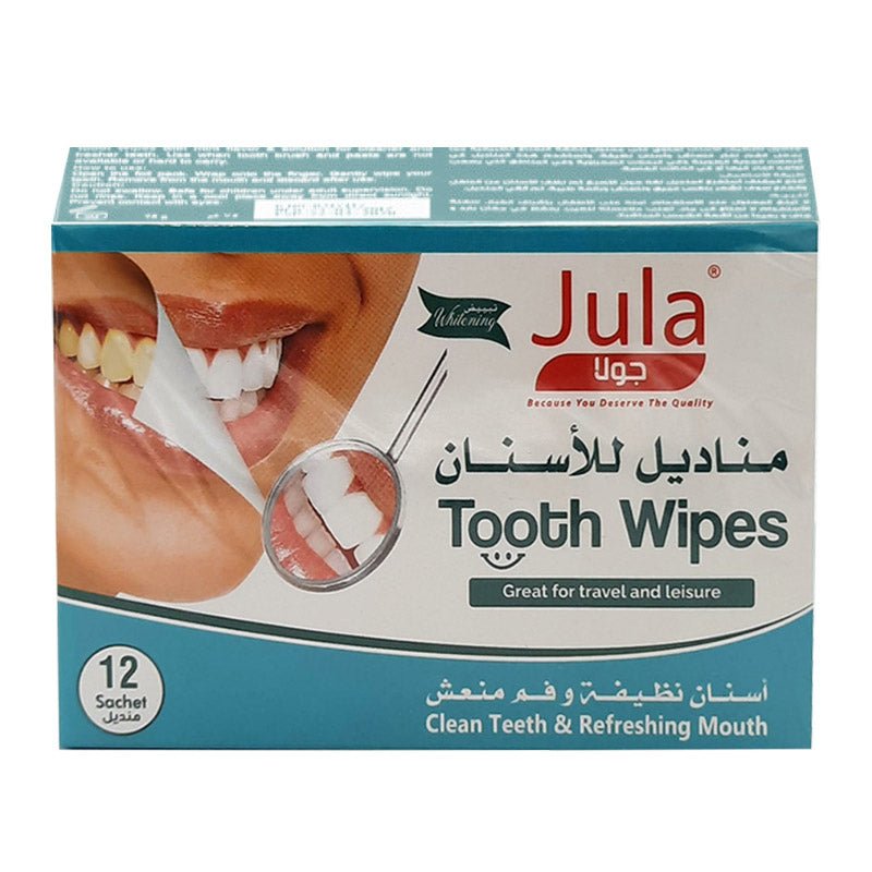 جولا مناديل تبييض الاسنان 12منديل - Sidalih.com || صيدلية.كوم