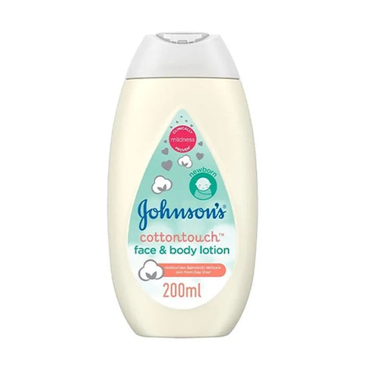 جونسون لوشن للوجه والجسم ملمس القطن 200 مل