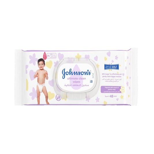 جونسون مناديل أطفال للنظافة المثالية